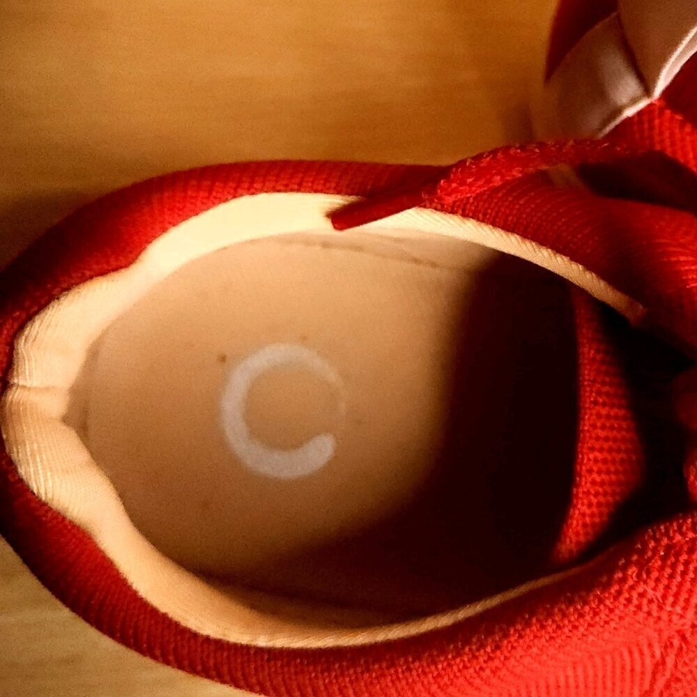 Journee Collection Red Casual Sneaker 7 - Picture 7 of 8